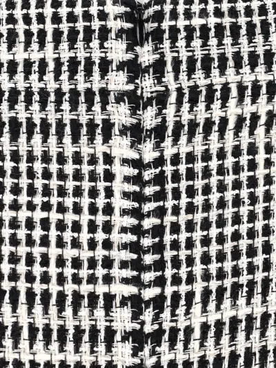 Gianluca Capannolo Houndstooth Midi Skirt - White
