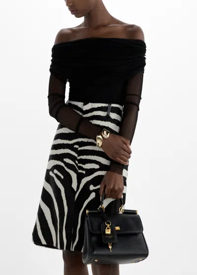 Dolce & Gabbana Dolce&gabbana Shoulder Bag My Sicily In Black Leather