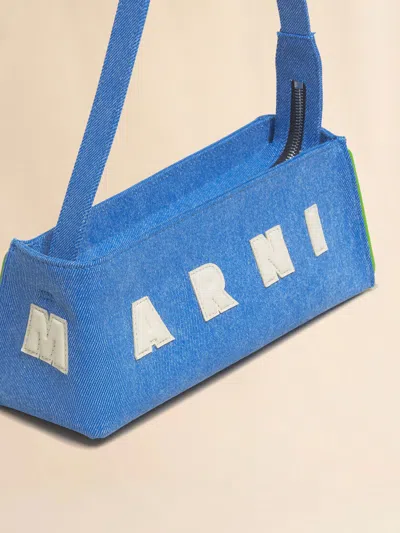 Marni Denim Shoulder Museo Shoulder Bag