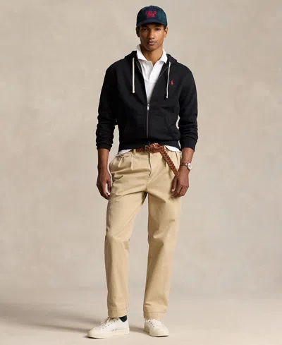 Polo Ralph Lauren Zip Sweatshirt With Front Pockets And Hood In Blue