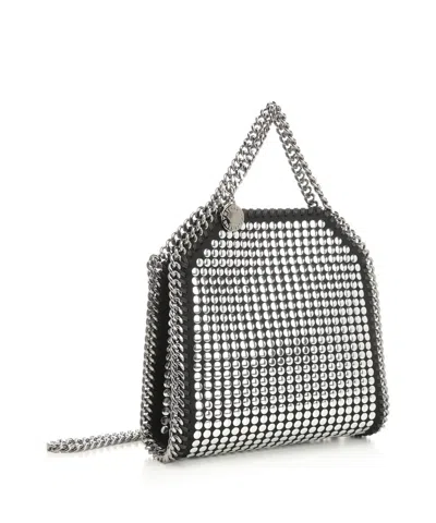 Stella Mccartney Falabella Tiny Tote Bag In Metallic