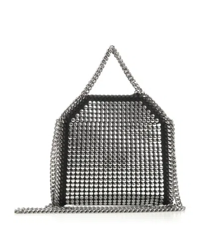 Stella Mccartney Falabella Tiny Tote Bag In Metallic