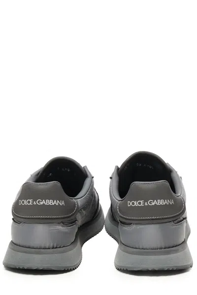 Dolce & Gabbana Low Sneaker Ny In Gray