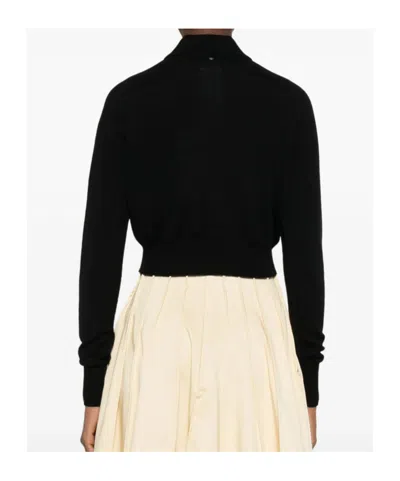 Sportmax Perseus Black Cardigan In Black