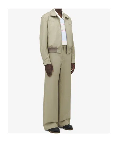 Alexander Mcqueen Harrington Cropped Jacket In Neutral