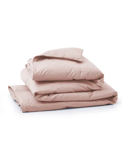 Unikome All Season Goose Down Comforter, California King In Pink