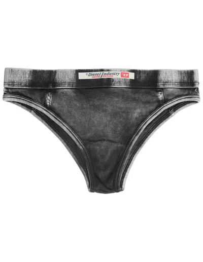 Diesel Underwear Set Contrast Stitching Elasticated Waistband In Gray
