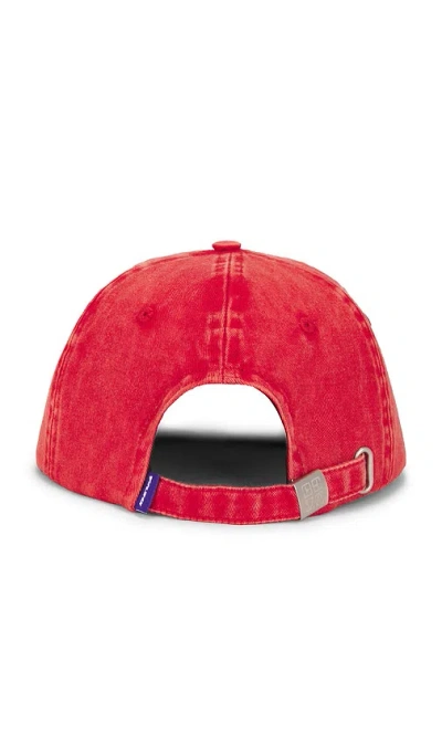 Deva States Cash Distressed Strapback Cap In Red