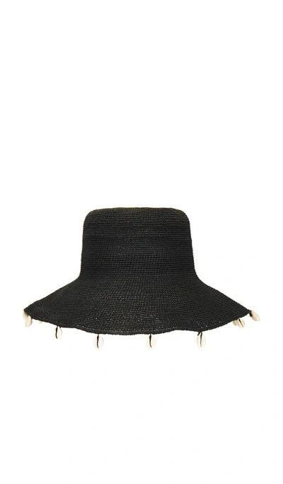 Rails X Lspace Crete Rattan Hat In Black