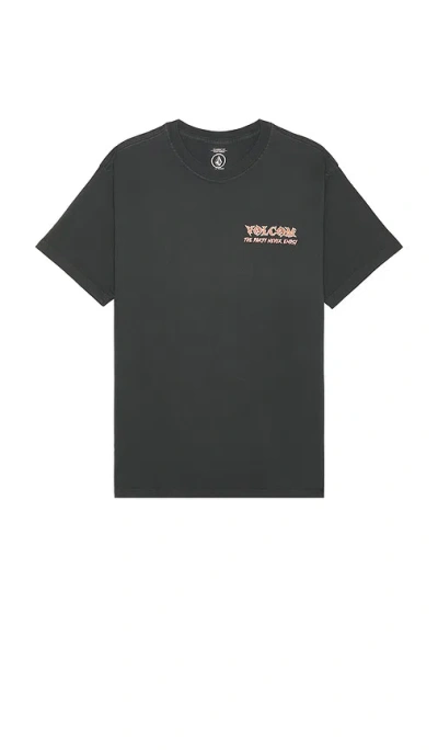 Volcom Never Ends Tee In Black