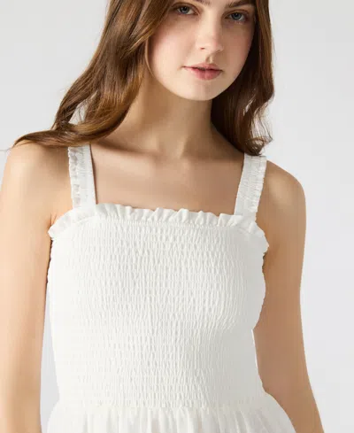 Steve Madden Preston Cotton Eyelet Sundress In White
