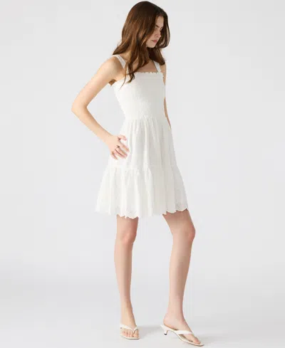Steve Madden Preston Cotton Eyelet Sundress In White