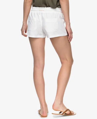 Roxy Oceanside Short In Sea Salt In White