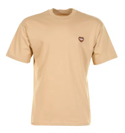 Carhartt Short Sleeve Heart 2 Hartt T Shirt Dusty Brown