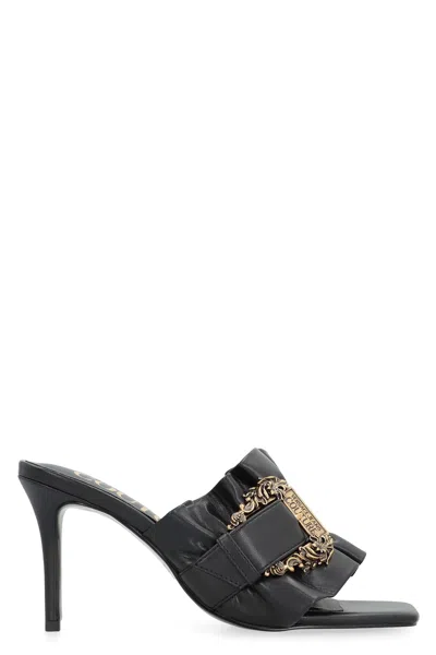 Versace Jeans Couture Sandals In Black
