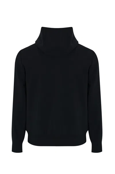 Rrd - Roberto Ricci Design Technical Fabric Jacket With Hood In Black
