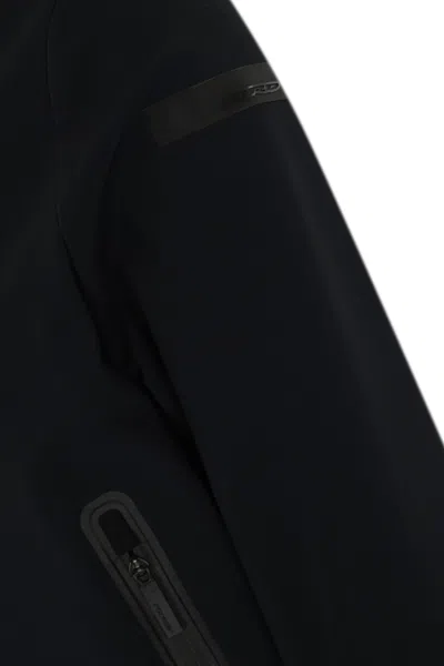 Rrd - Roberto Ricci Design Technical Fabric Jacket With Hood In Black