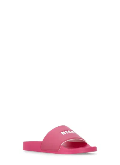 Msgm 15mm Rubber Pool Slide Sandals