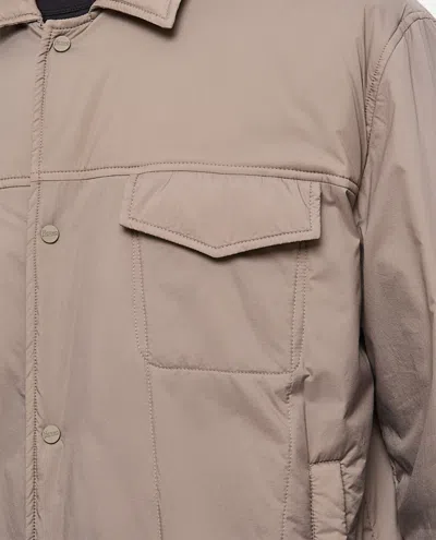 Herno Versatile Gray Jacket With Button Closure In Gray