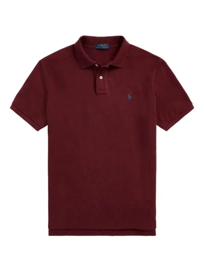 Polo Ralph Lauren Cotton Polo In Burgundy