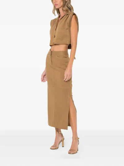 PREEN 排扣短款衬衫