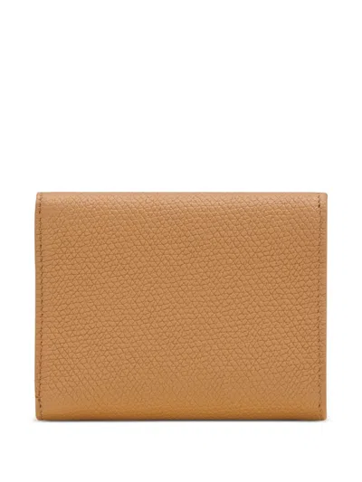 Longchamp Leather Wallet In Neutral