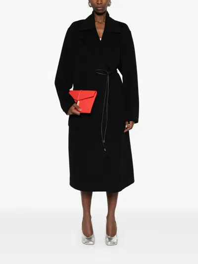 Sportmax Black Abbot Coat In Black
