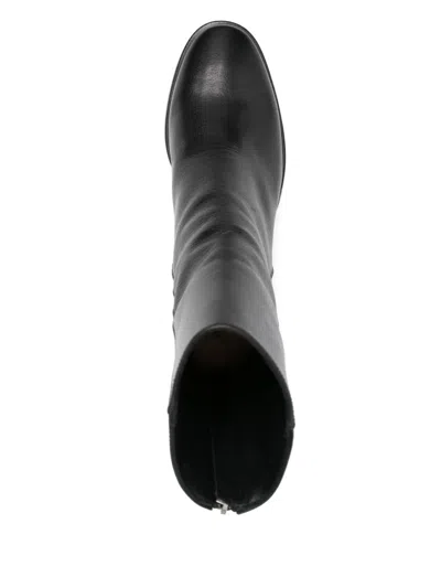 Pantanetti 50mm Leather Boots In Black