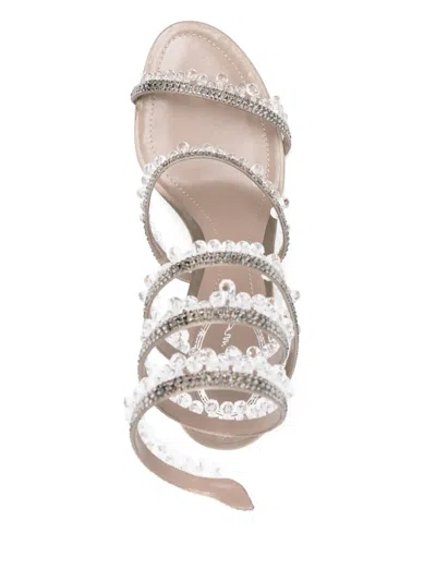 René Caovilla Chandelier Sandals In Multi