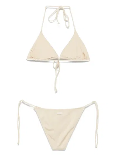 Mc2 Saint Barth Annabelle Bikini Set In Gray