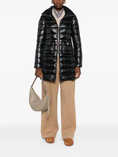 Herno Turtleneck Down Jacket In Black