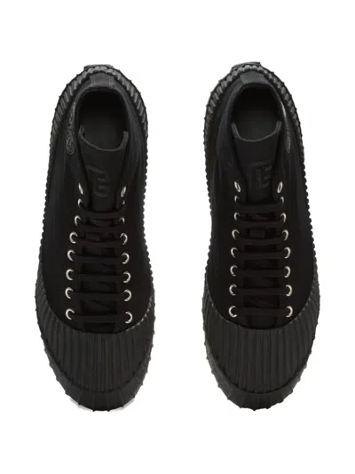 Balmain Riff Sneakers In Black