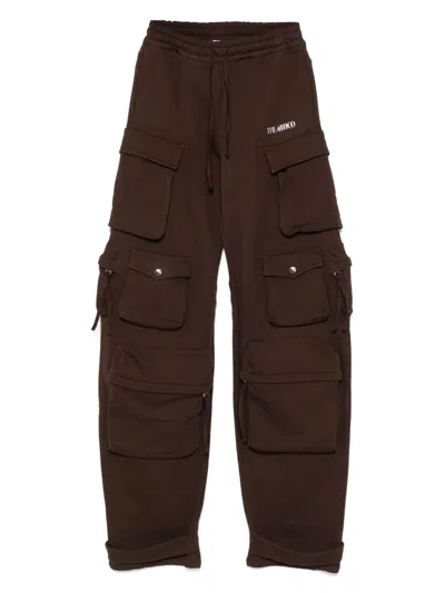 Attico Cotton Jersey Cargo Sweatpants