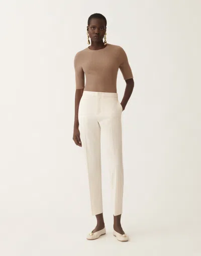 Fabiana Filippi Montefalco Techno Tailoring Trousers In Neutral