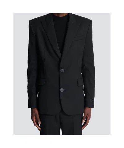 Balmain Tailored 2-button Wool Jacket For Men