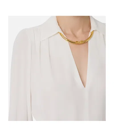 Elisabetta Franchi Viscose Shirt In White