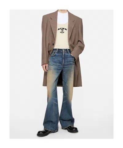 Acne Studios Mens Rocka Straight-leg Denim Jeans Dark Blue