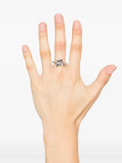 Eddie Borgo Bambu Wrap Ring In Silver