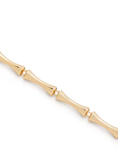 Eddie Borgo Bambu Link Necklace In Gold