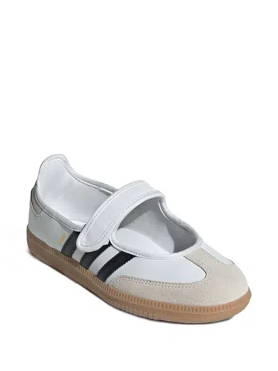 Adidas Originals Samba Mary Jane Ballet Flats In White