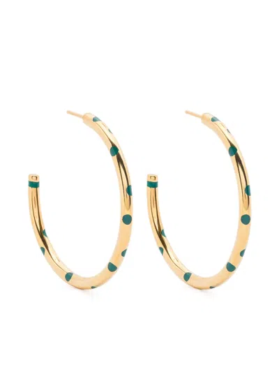 Aurelie Bidermann Positano Hoops In Gold