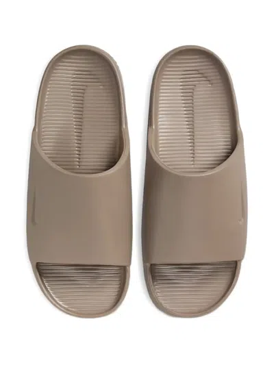 Nike Calm "mink Brown" Slides In Brown