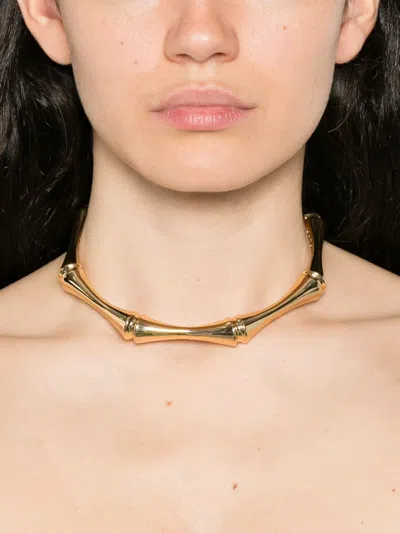 Eddie Borgo Bambu Collar In Gold
