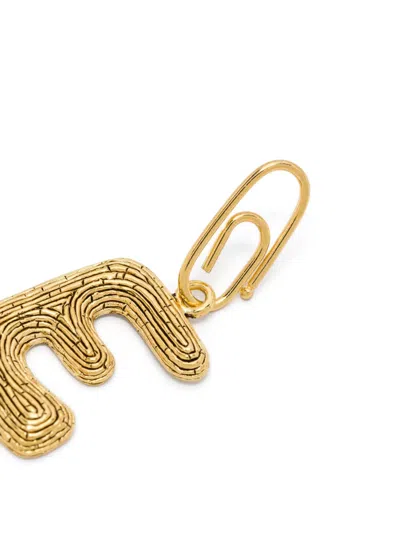 Aurelie Bidermann Mini E Charm In Gold