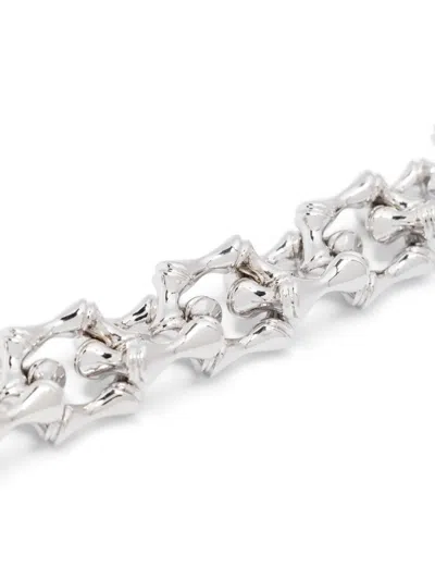 Eddie Borgo Bambu Link Bracelet In Gray