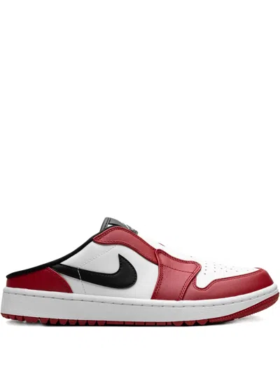 Jordan 1 Golf "chicago" Mules In Red
