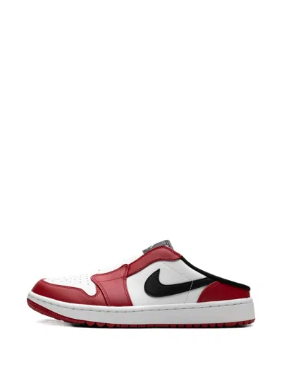 Jordan 1 Golf "chicago" Mules In Red