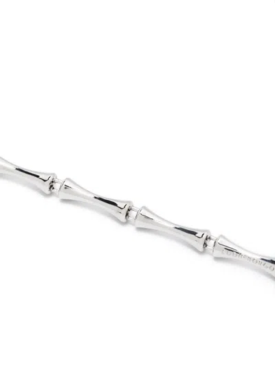 Eddie Borgo Bambu Link Necklace In Silver