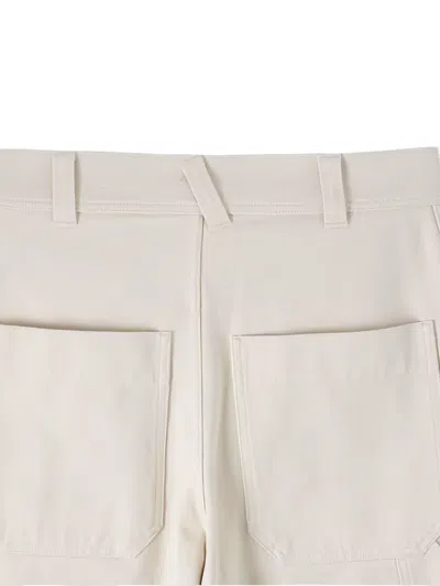 Margaret Howell Cotton Trousers In White
