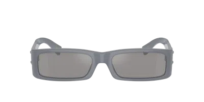 Dolce & Gabbana Rectangle Frame Sunglasses In Gray